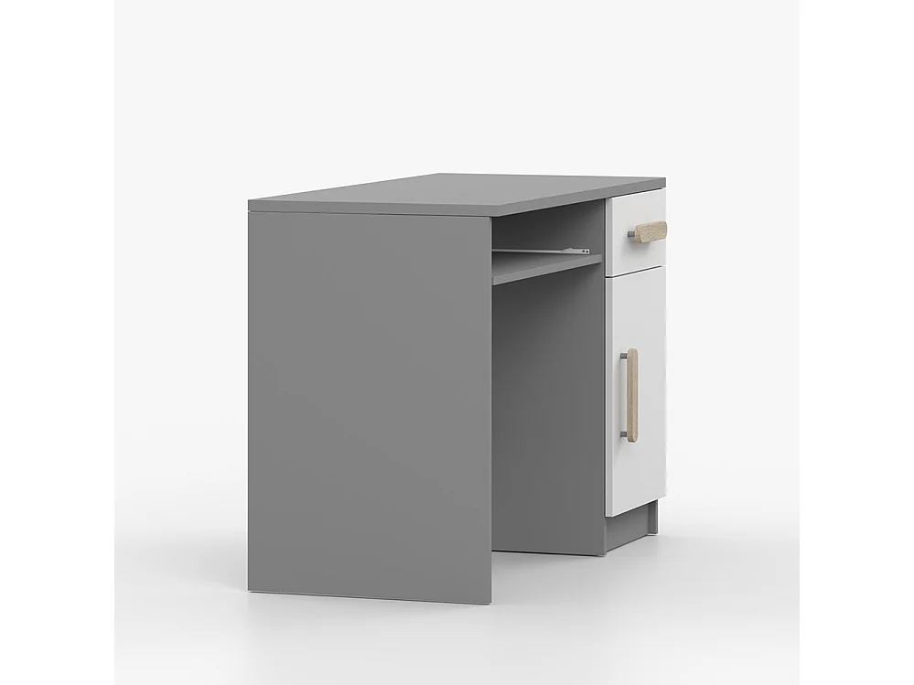 Bureau JONAS II 08, 110 cm, gris