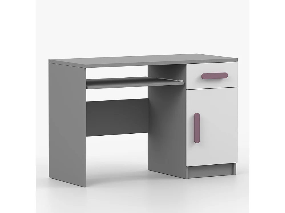 Bureau JONAS II 08, 110 cm, gris