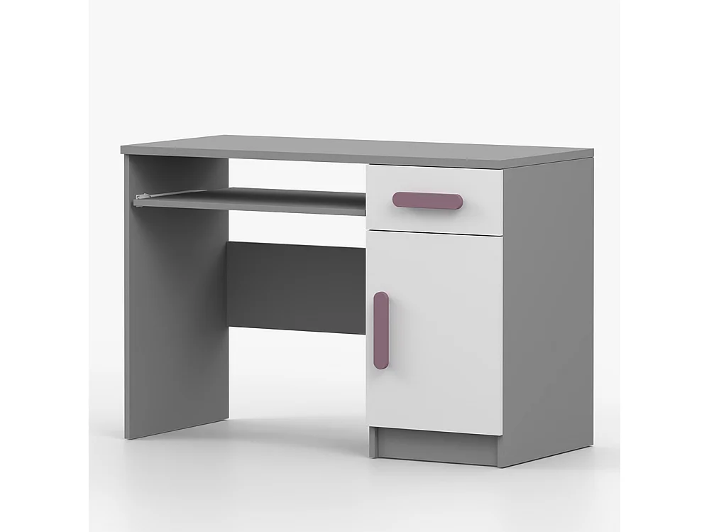 Bureau JONAS II 08, 110 cm, gris