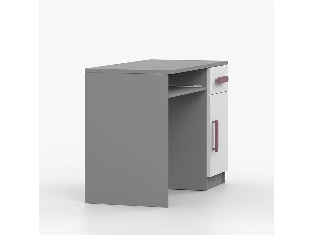Bureau JONAS II 08, 110 cm, gris