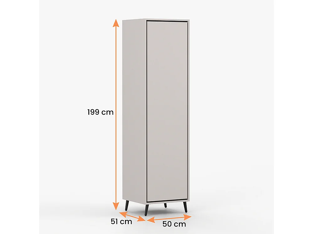 Witryna FRESCO 1D 50 cm kaszmir
