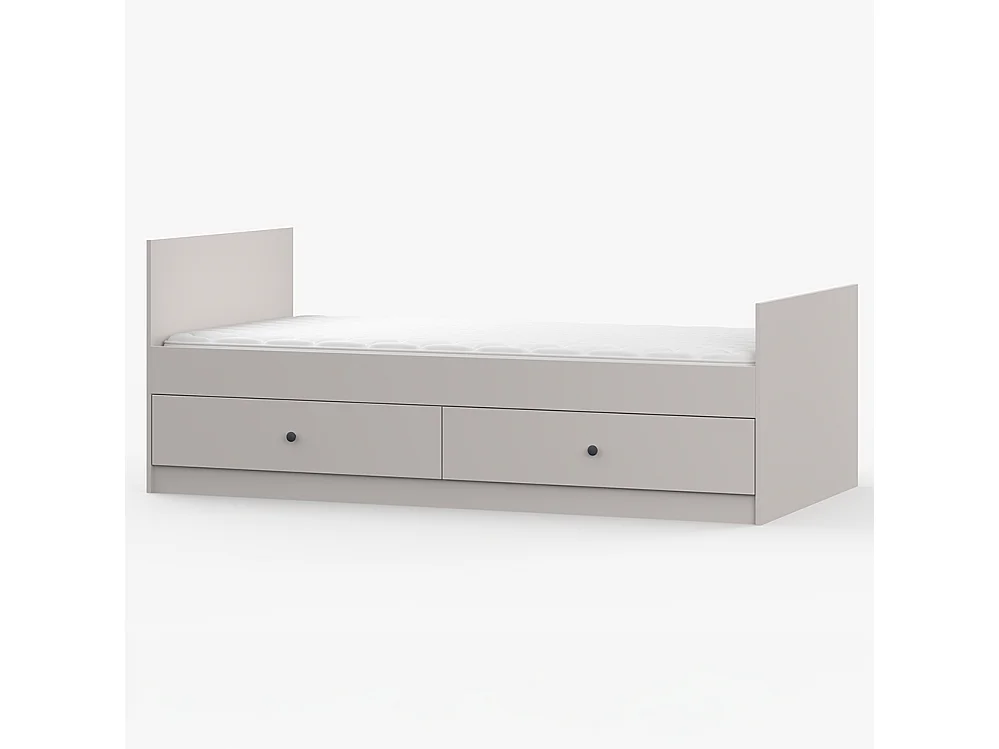 Lit 90×200 OLAF II, cachemire, anthracite