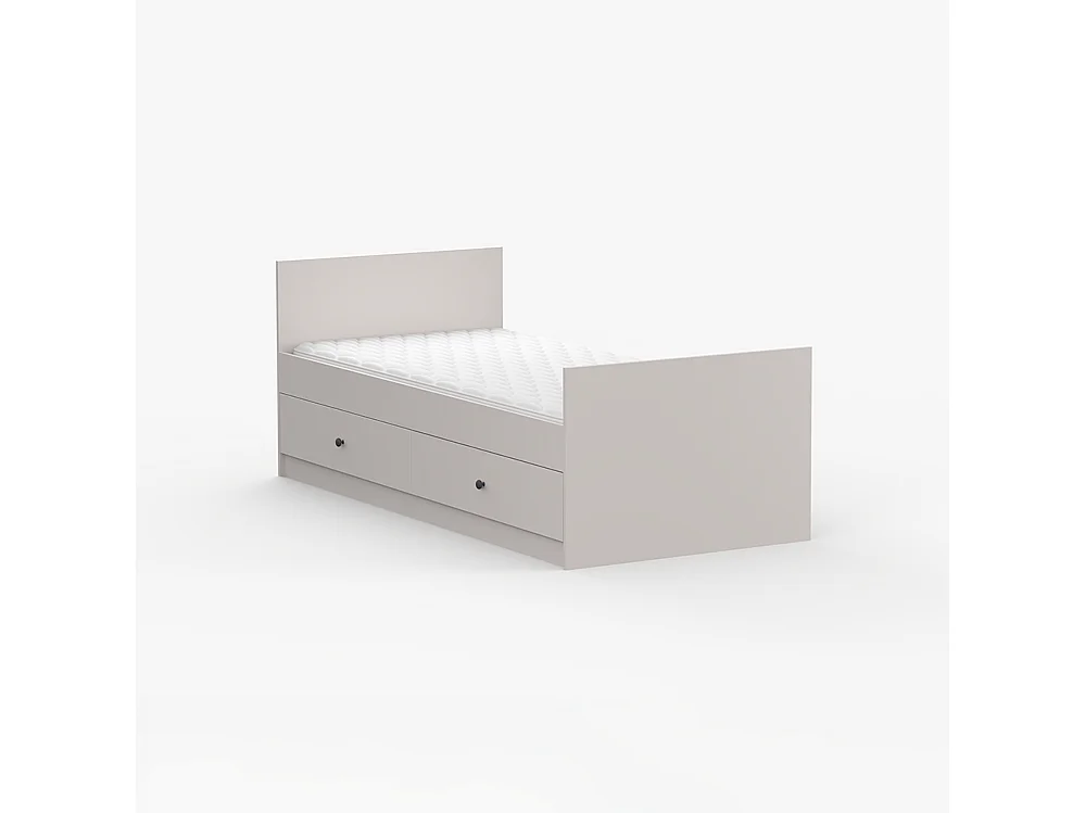 Lit 90×200 OLAF II, cachemire, anthracite