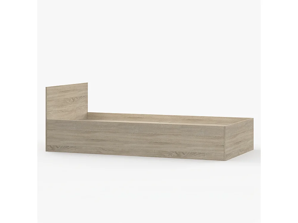 Lit 90×200 JONAS III 46, Chêne Sonoma