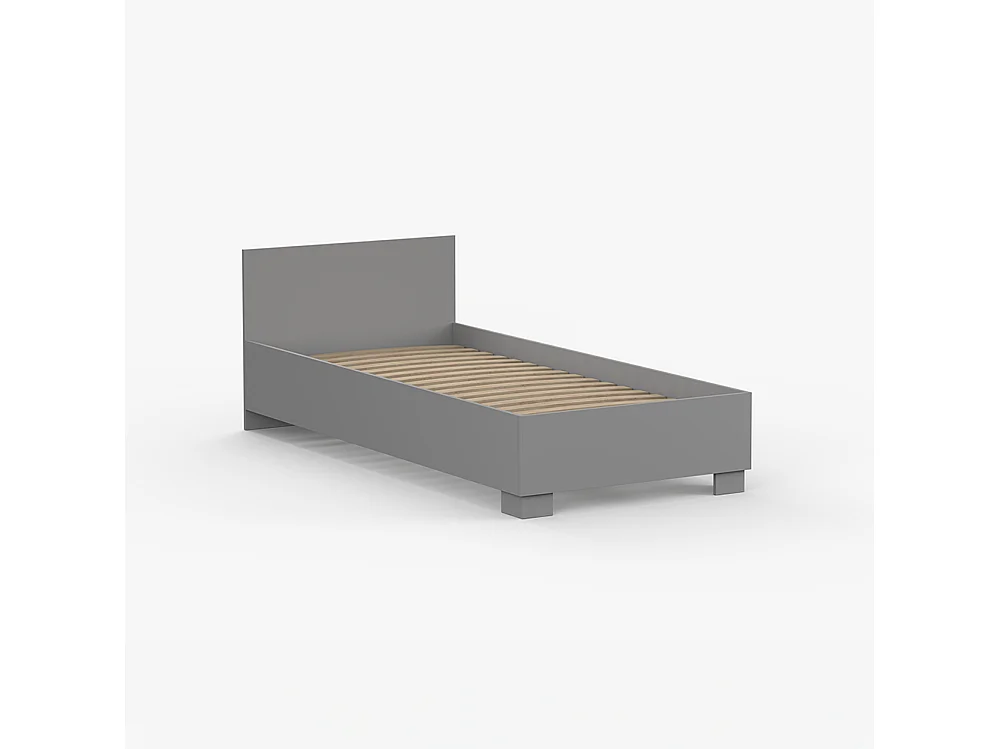 Lit 90×200 OMEGA II 36, gris