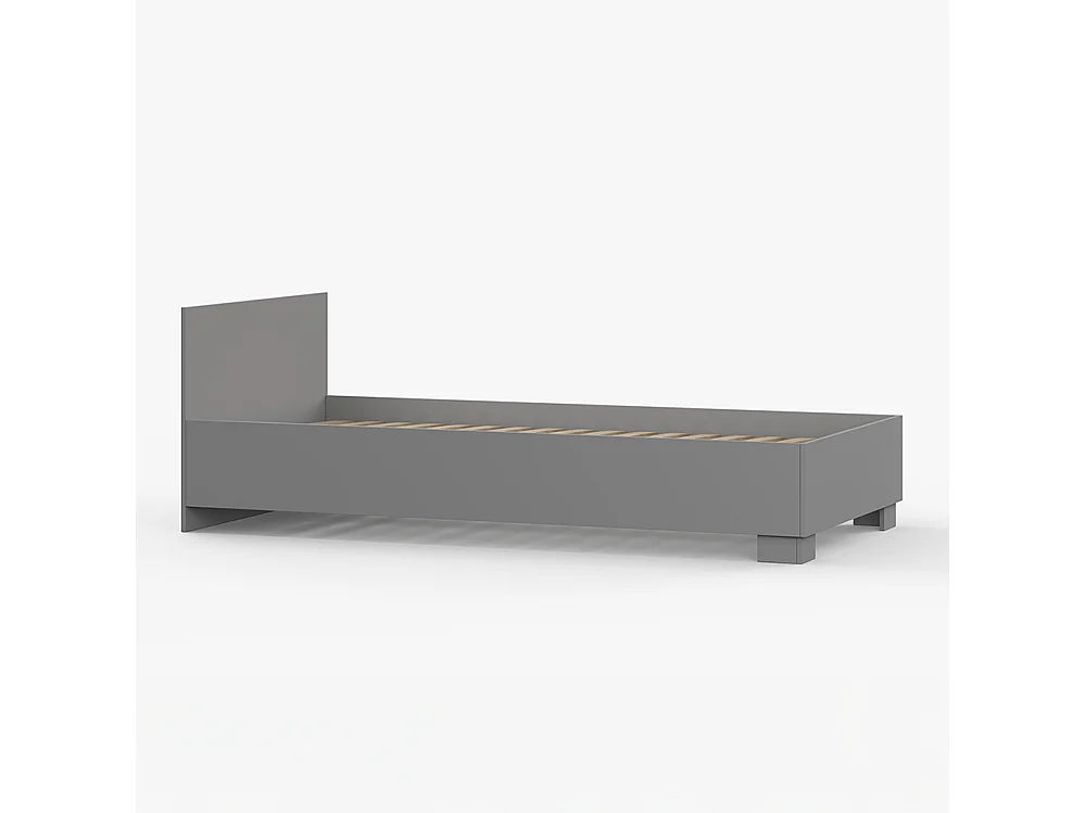 Lit 90×200 OMEGA II 36, gris