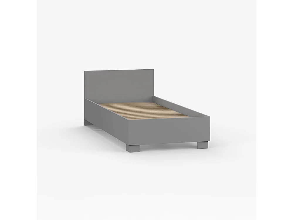 Lit 90×200 OMEGA II 36, gris