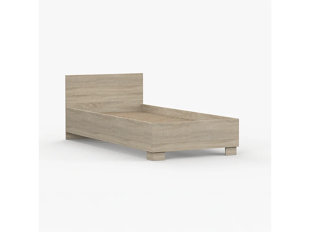 Lit 90×200 OMEGA III 36, Chêne Sonoma