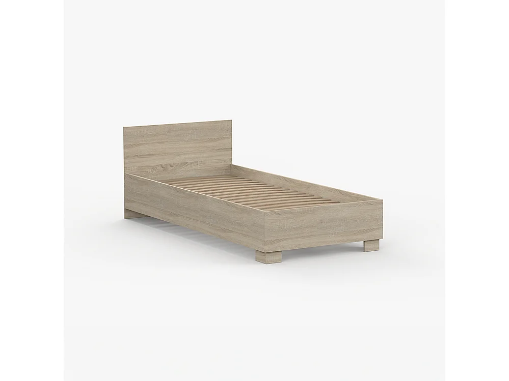 Lit 90×200 OMEGA III 36, Chêne Sonoma