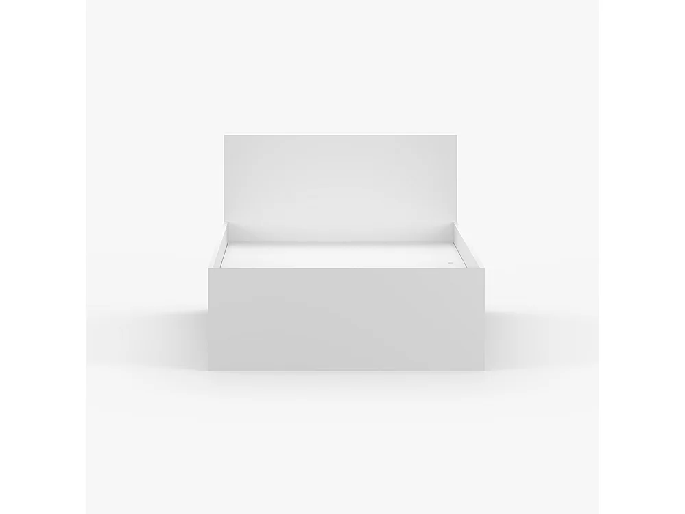 Lit 90×200 JONAS I 46, Blanc
