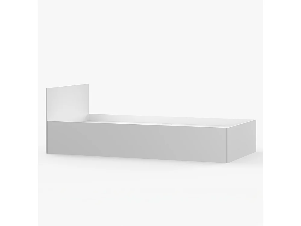 Lit 90×200 JONAS I 46, Blanc
