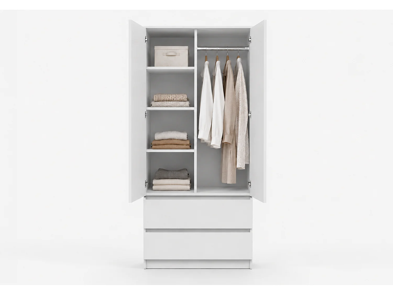 Drehtürenschrank SOLO 2D2S II