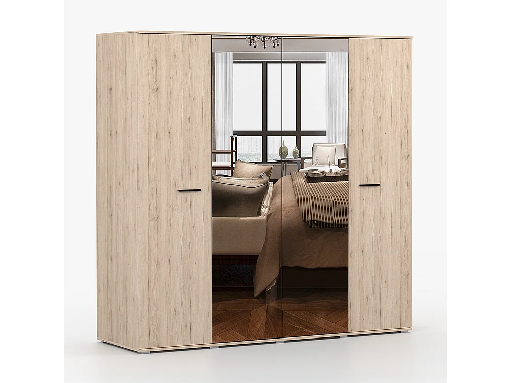 Armoire Bari 200 cm couleur sable de San Remo