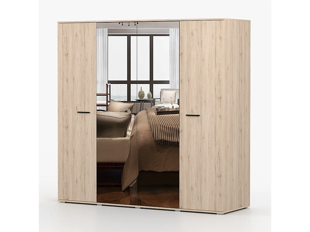 Armoire Bari 200 cm couleur sable de San Remo