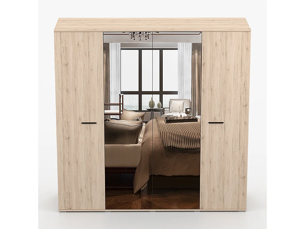 Armoire Bari 200 cm couleur sable de San Remo