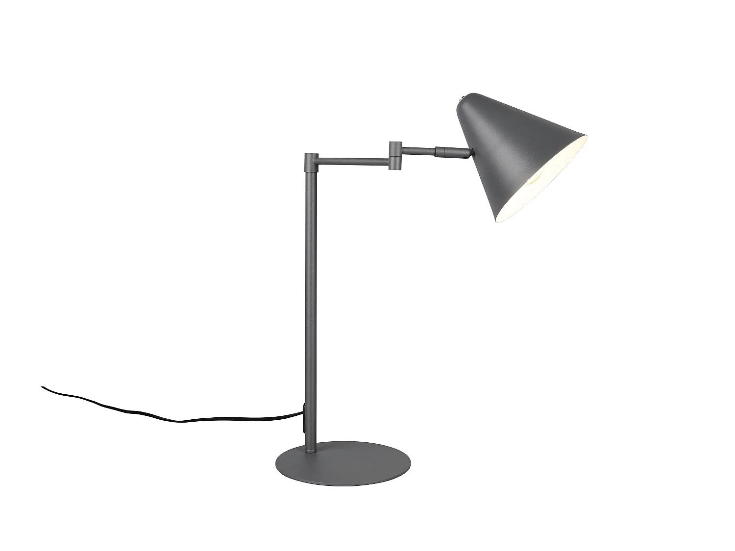 Tafellamp COSIMA - 15x15x50.5 cm - Antraciet