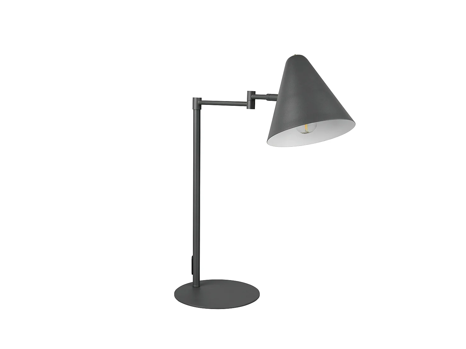Tafellamp COSIMA - 15x15x50.5 cm - Antraciet