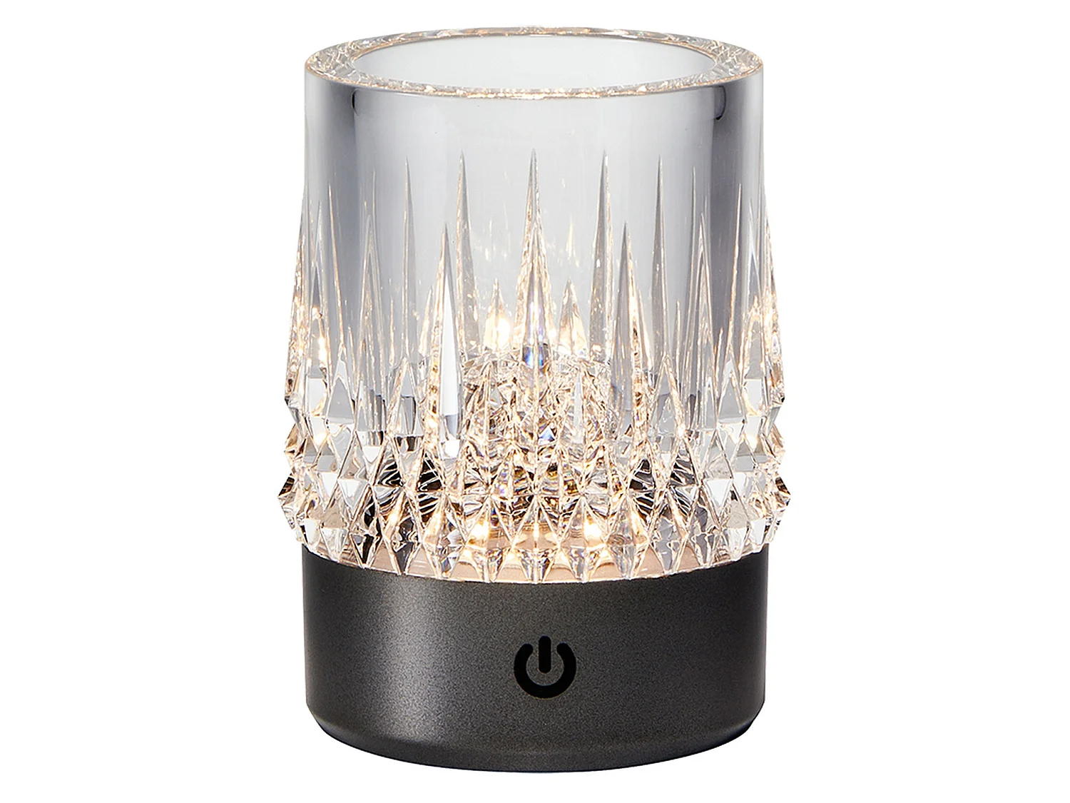 Lampe LED rechargeable LAX et verre - IP44