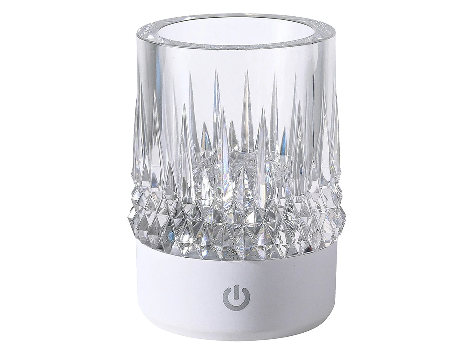 Lampe LED rechargeable LAX et verre - IP44