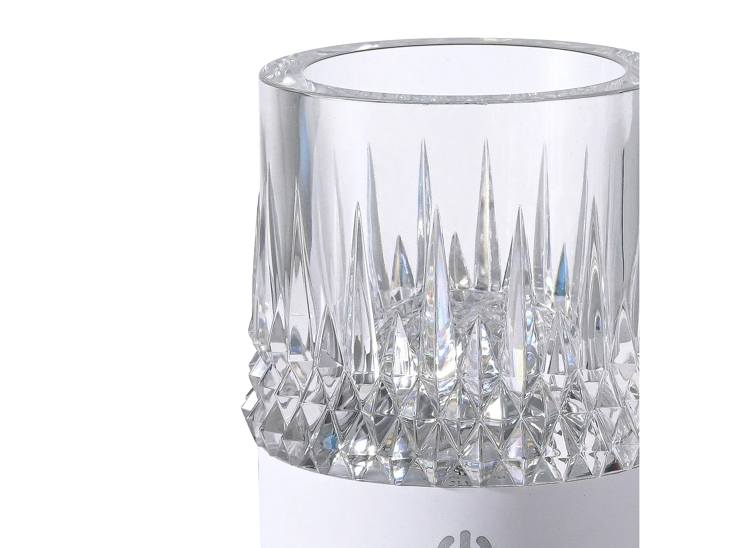 Lampe LED rechargeable LAX et verre - IP44