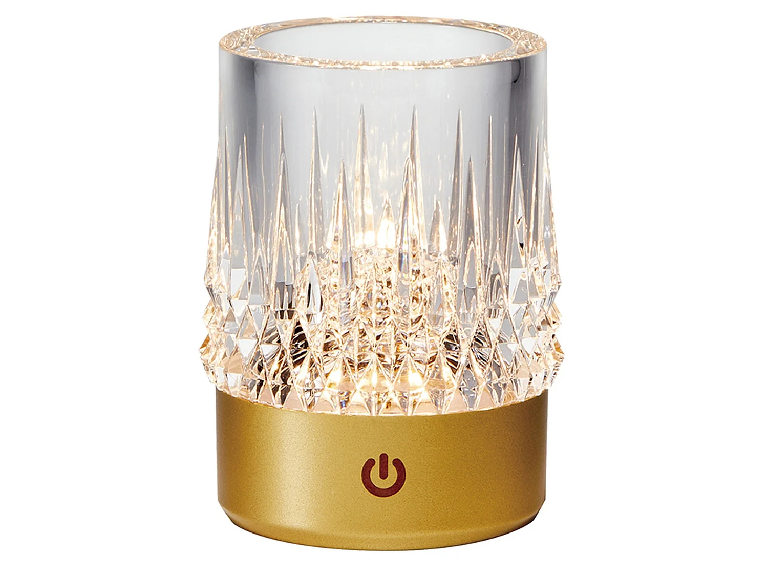 Lampe LED rechargeable LAX et verre - IP44