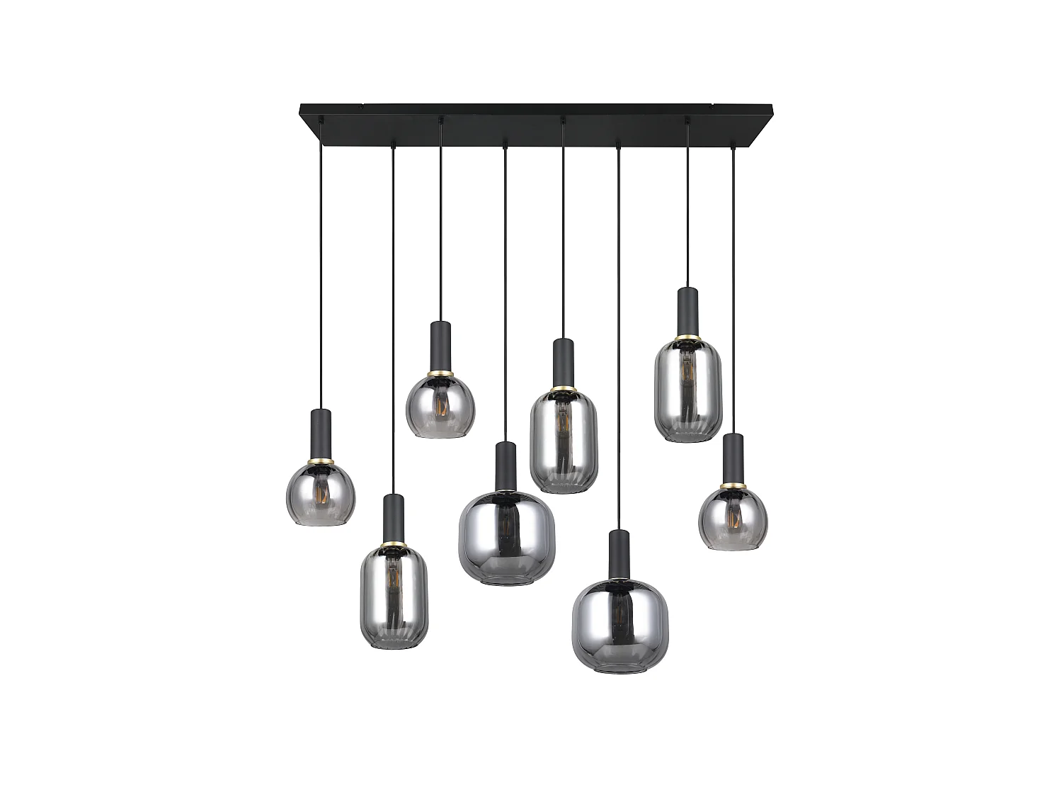 Hanglamp DIVA - 0x0x150 cm - Zwart