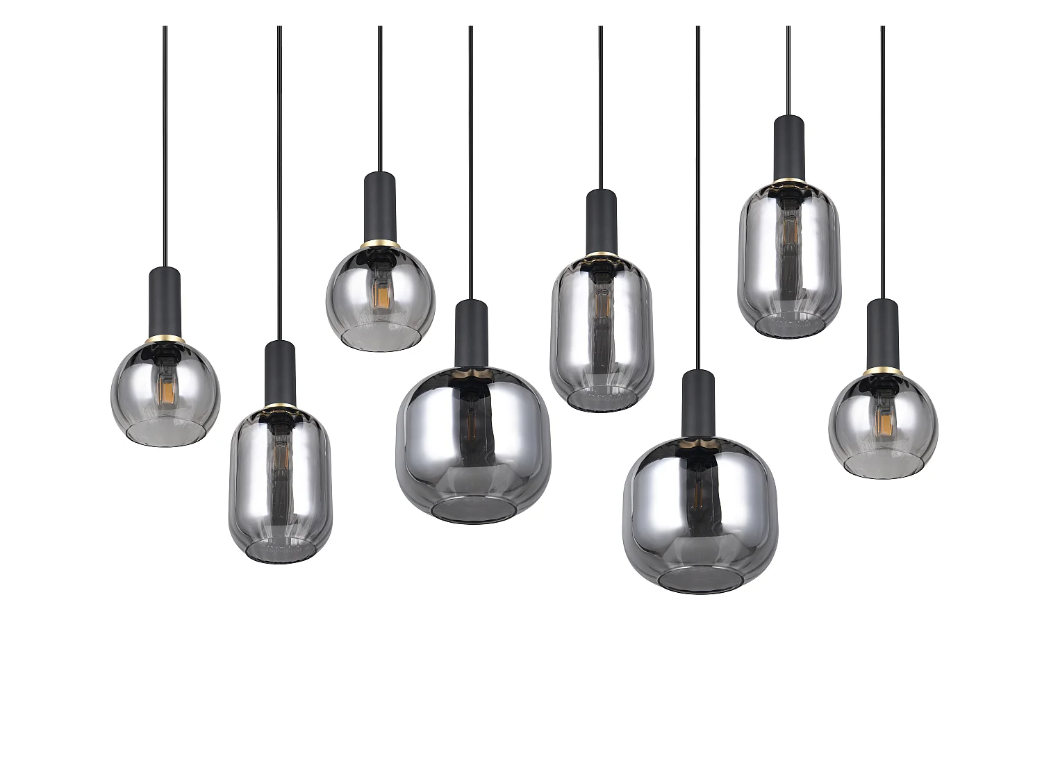 Hanglamp DIVA - 0x0x150 cm - Zwart
