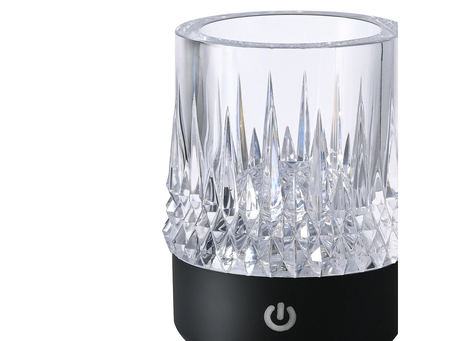 Lampe LED rechargeable LAX et verre - IP44