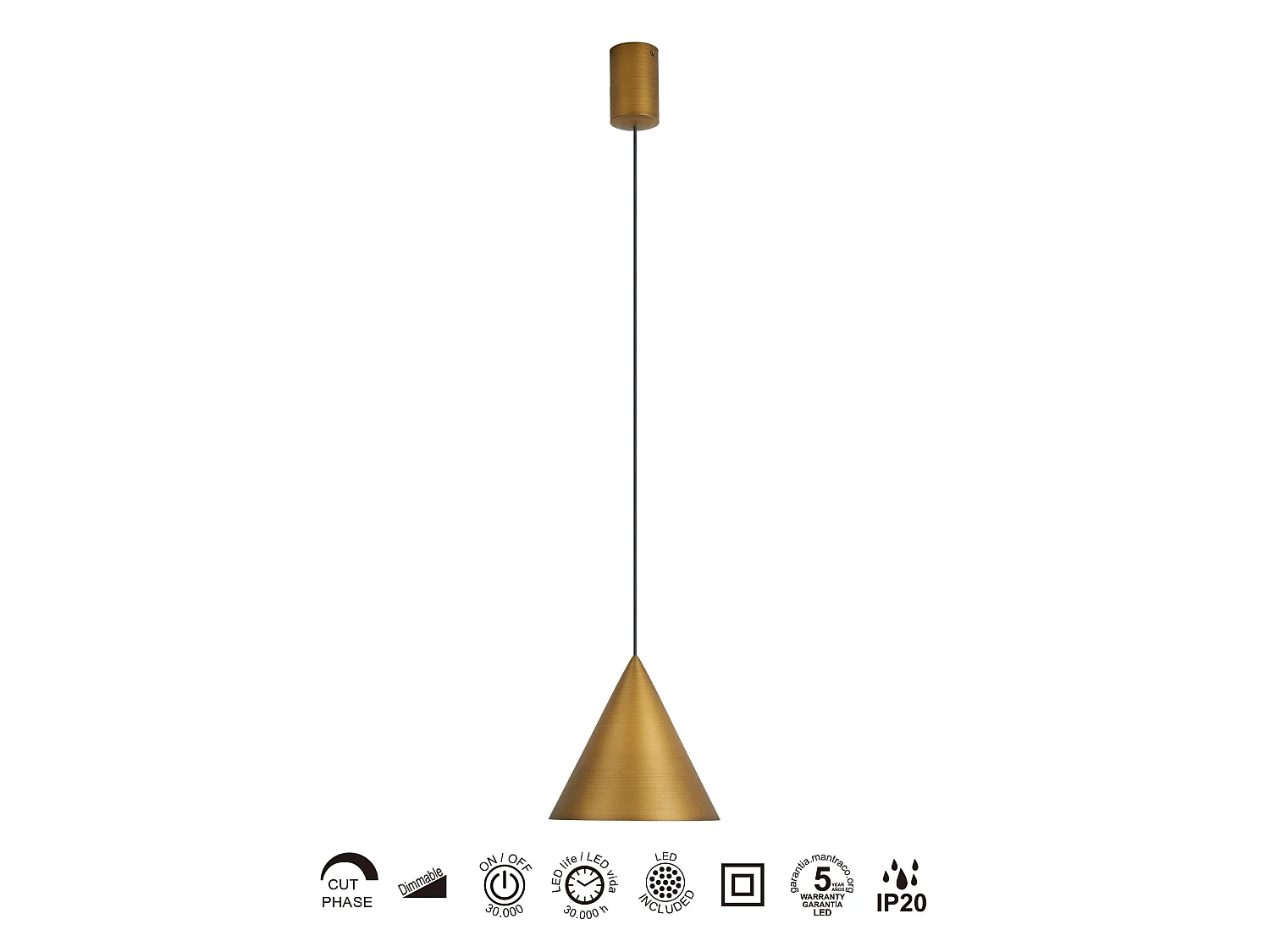 Suspension CONO 18cm