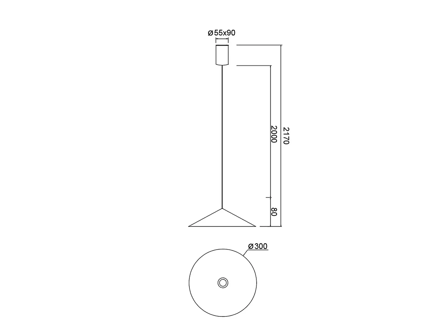 Suspension CONO 30 cm