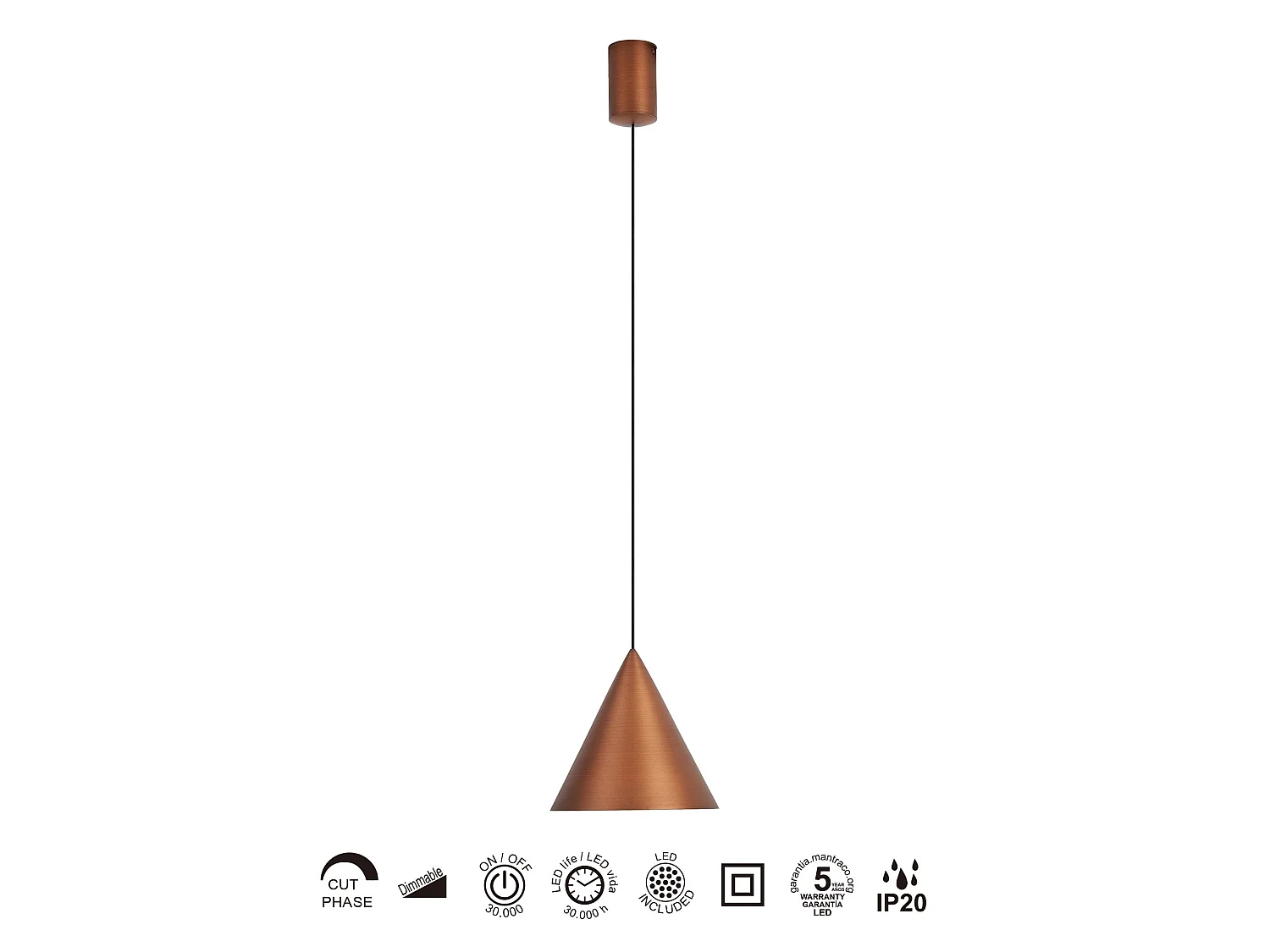 Suspension CONO 18cm