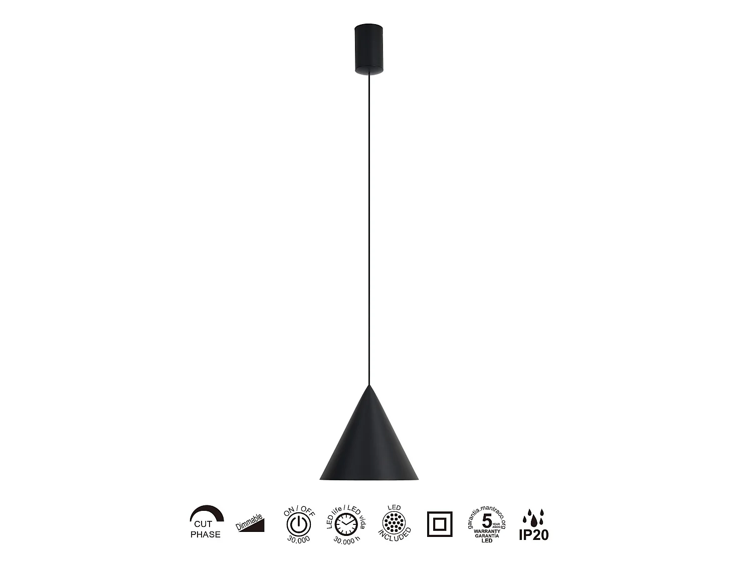 Suspension CONO 18cm