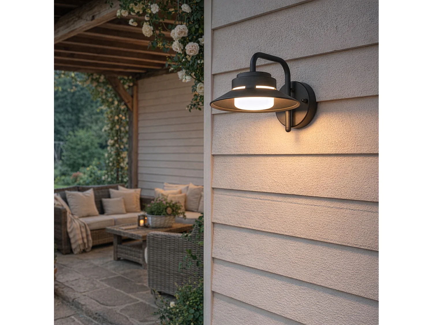Wandlamp ATRATO - 0x0x16.5 cm - Antraciet