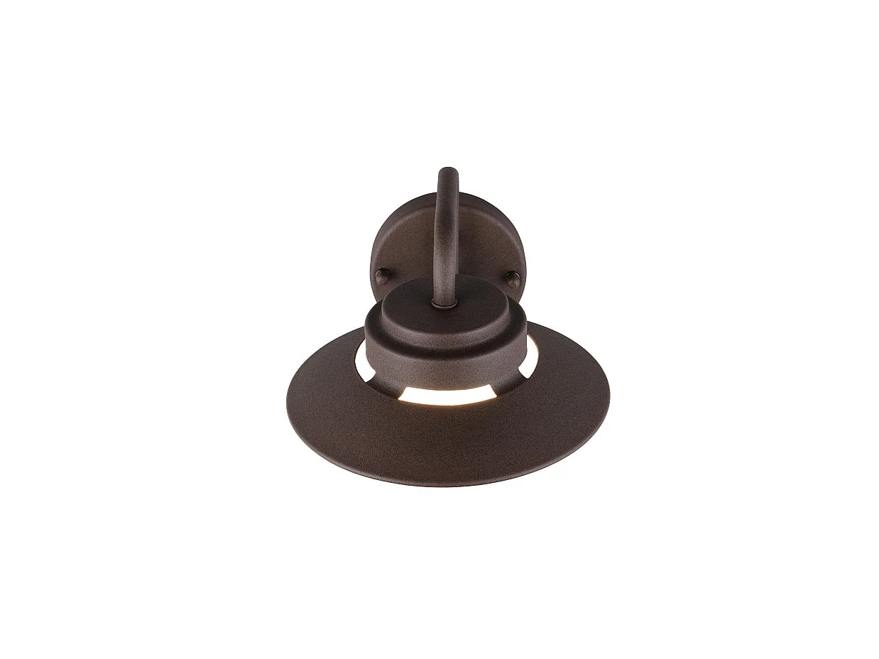 Wandlamp ATRATO - 0x0x16.5 cm - Bruin