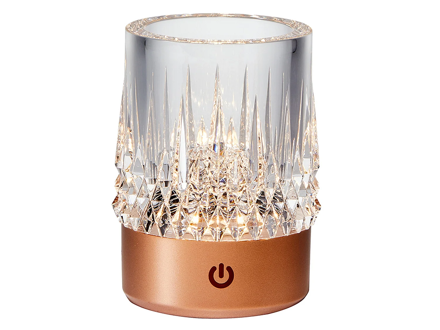 Lampe LED rechargeable LAX et verre - IP44