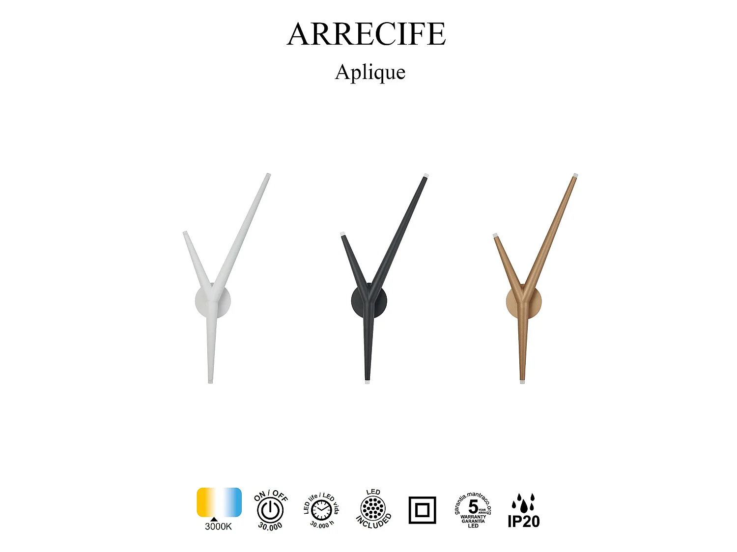 Applique LED ARRECIFE