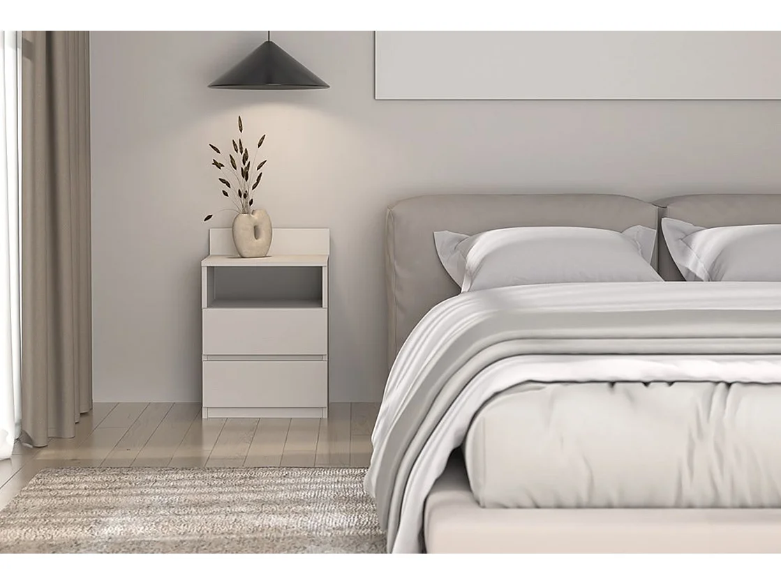 Comodino 40x59 cm con cassetti beige COT6