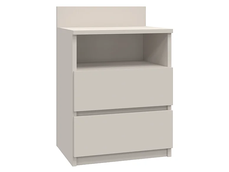 Comodino 40x59 cm con cassetti beige COT6