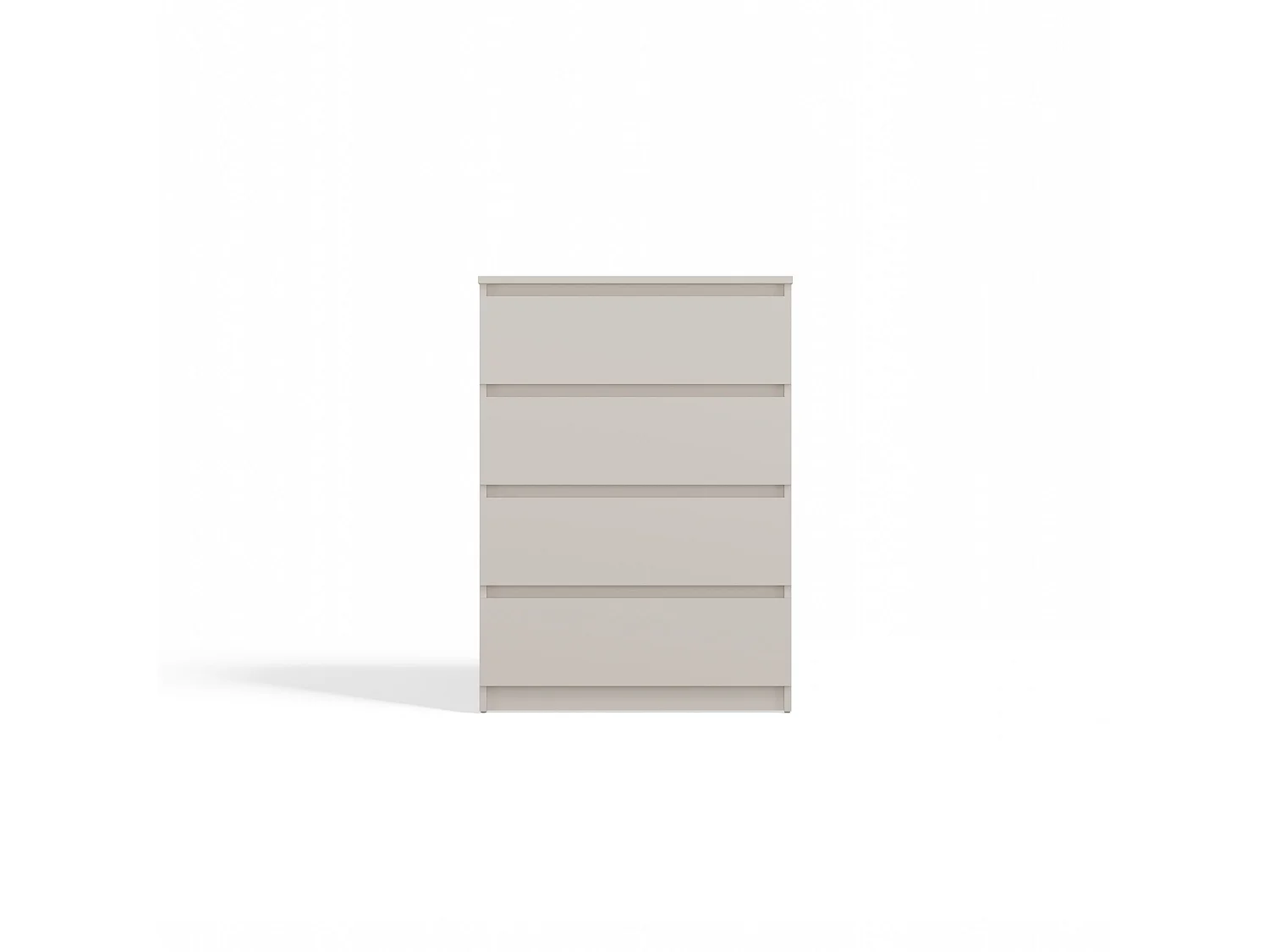 Cassettiera moderna con 4 cassetti 70x40x97cm beige CMMT8