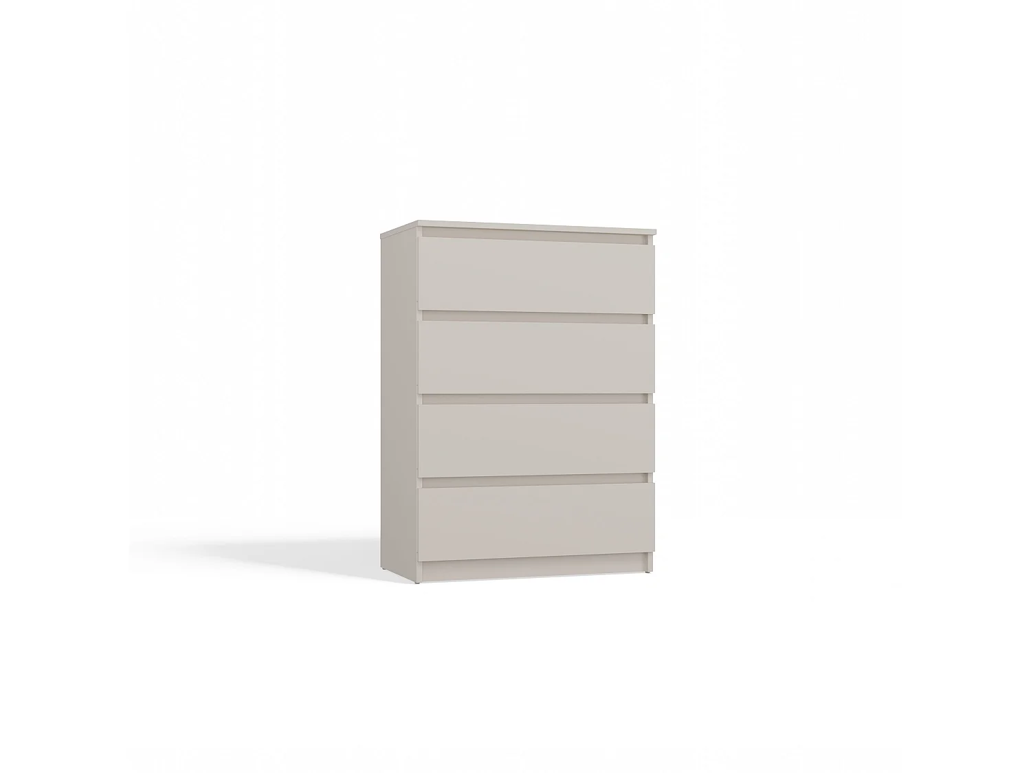 Cassettiera moderna con 4 cassetti 70x40x97cm beige CMMT8