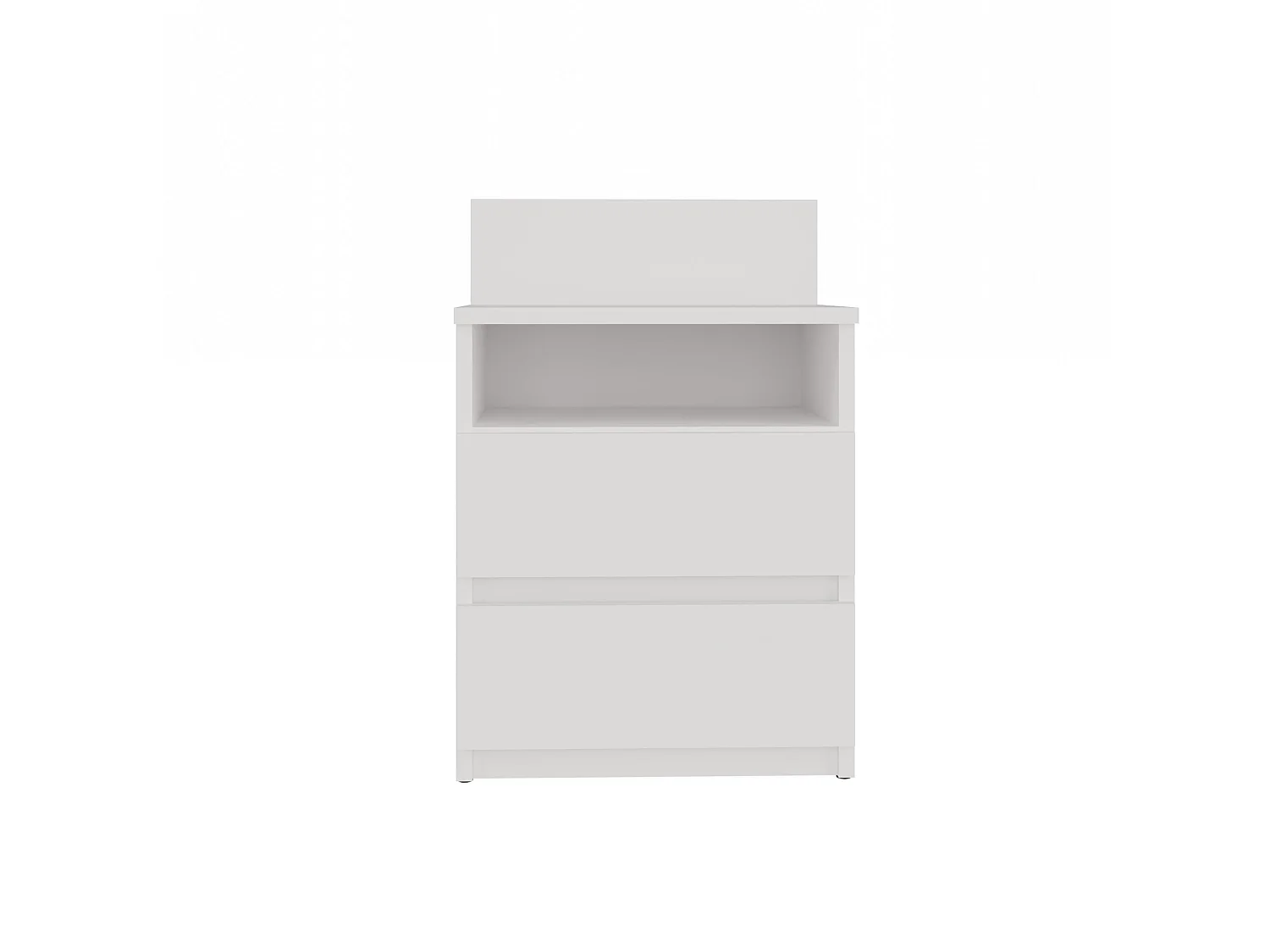 Comodino 40x59 cm con cassetti bianco COT6