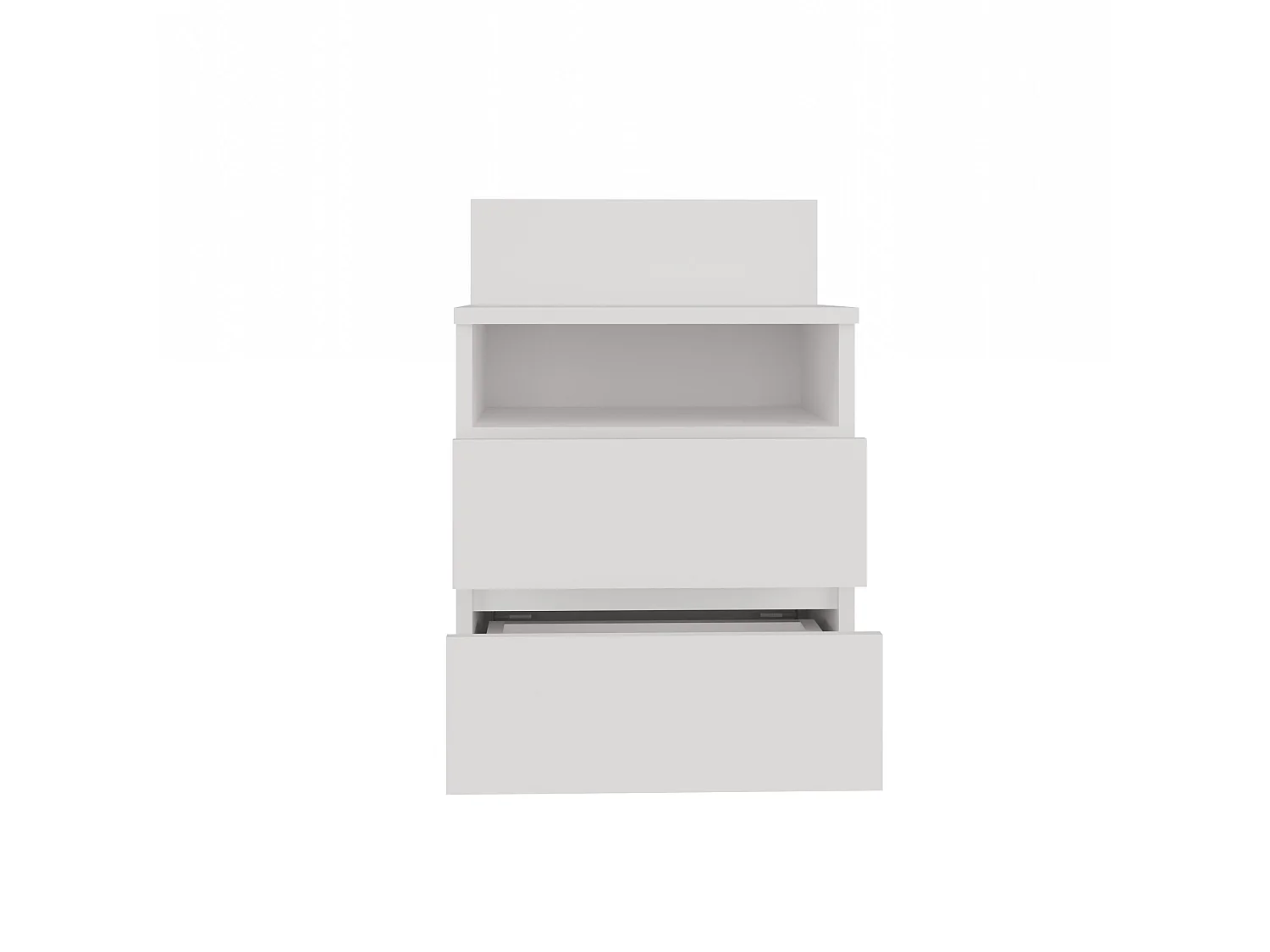 Comodino 40x59 cm con cassetti bianco COT6