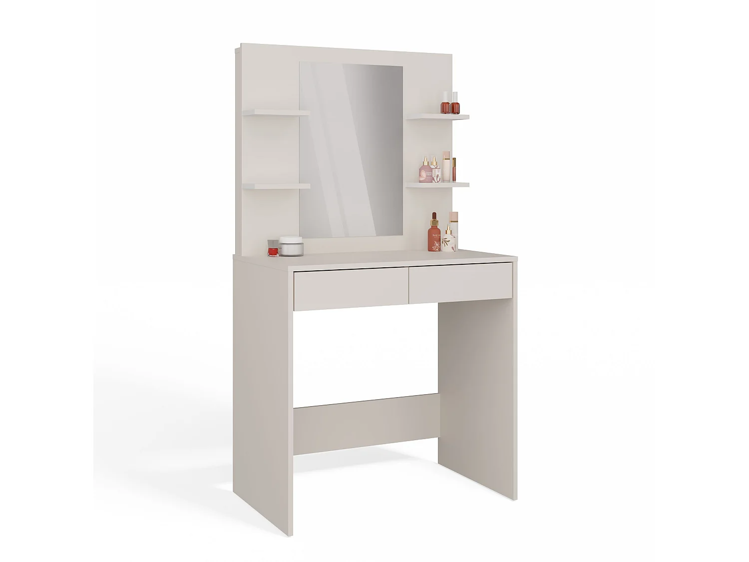 Toeletta da trucco moderna 81x150 cm beige cashmere TOT5