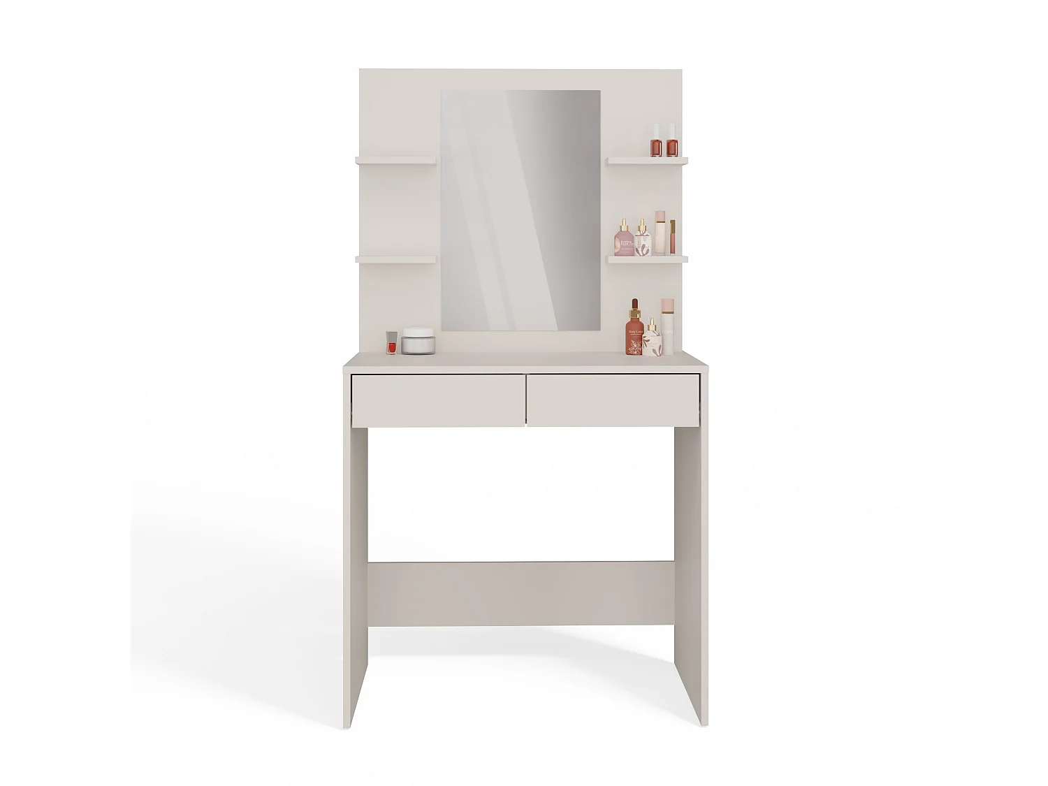 Toeletta da trucco moderna 81x150 cm beige cashmere TOT5