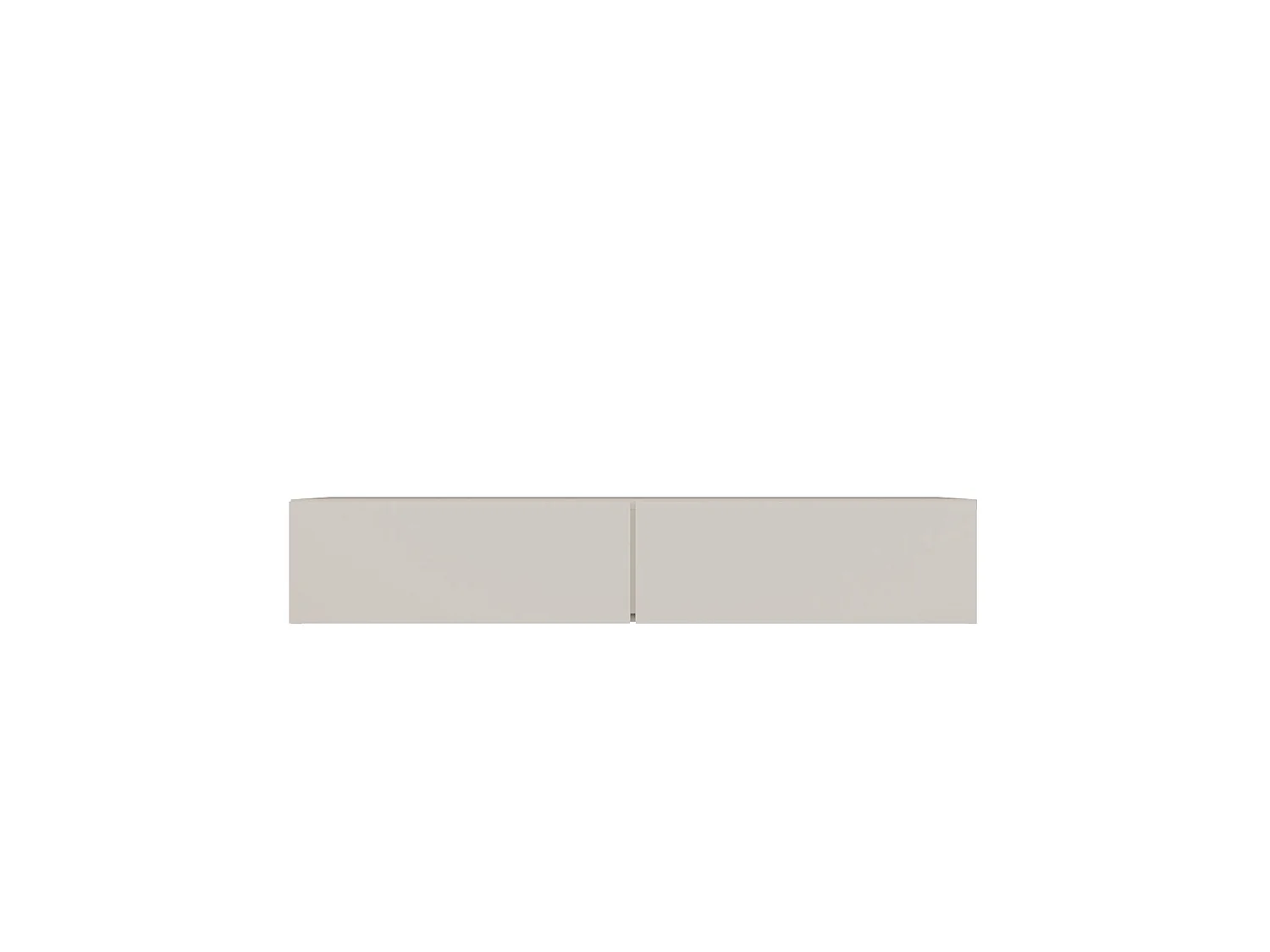 Toeletta da trucco sospesa minimal 110x20 cm beige TOT4