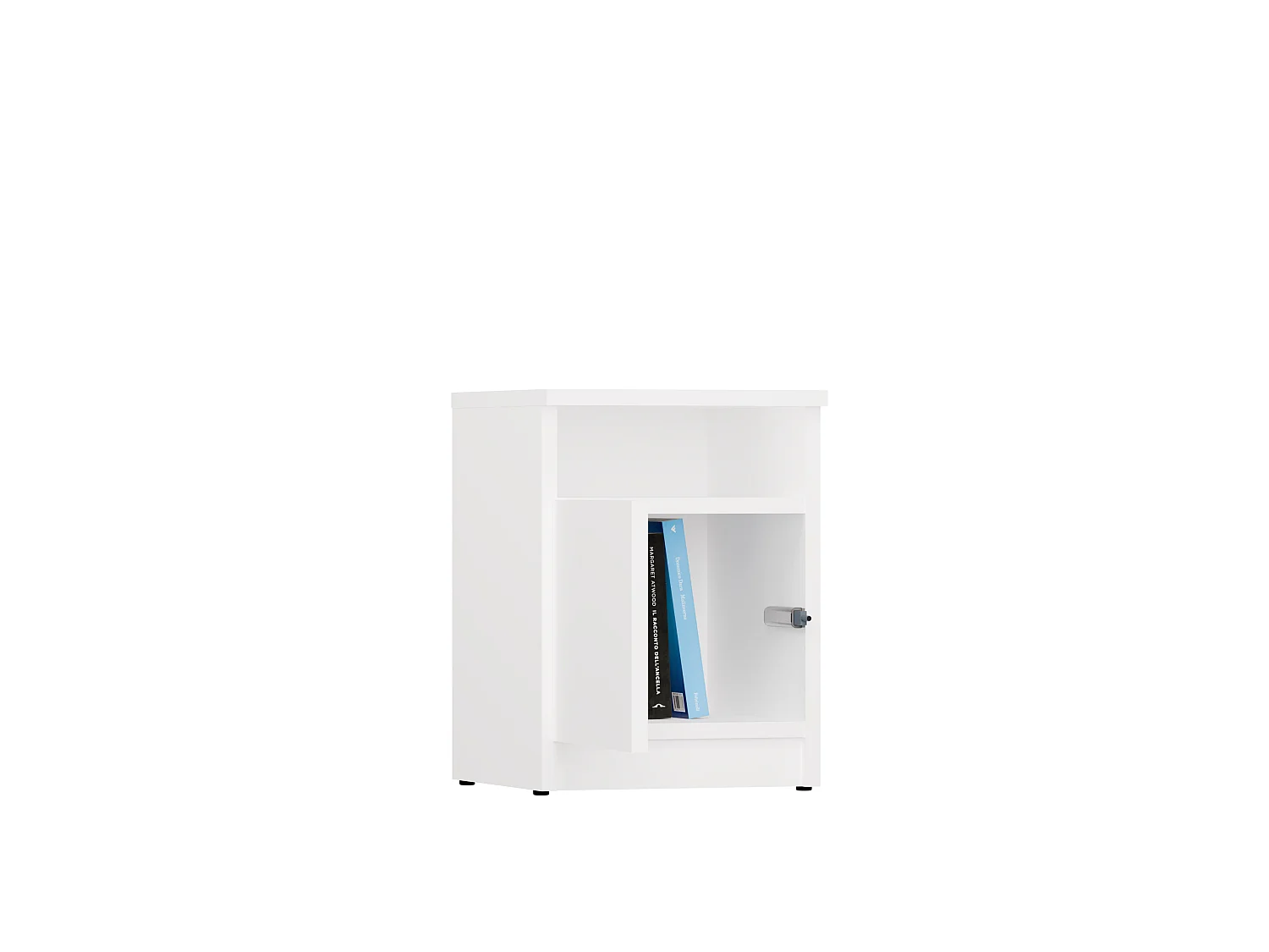 Comodino 30x40 cm con anta bianco COT4
