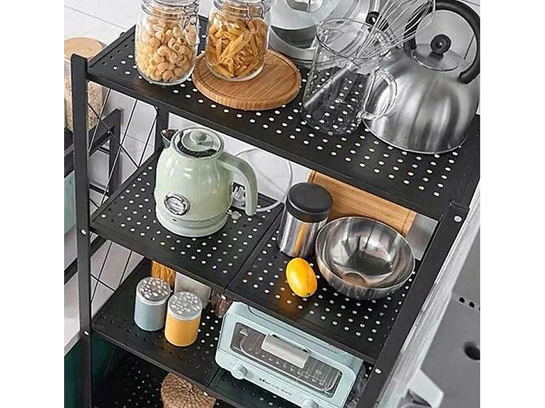 Scaffale per cucina 72x87 cm pieghevole con ruote SFT1