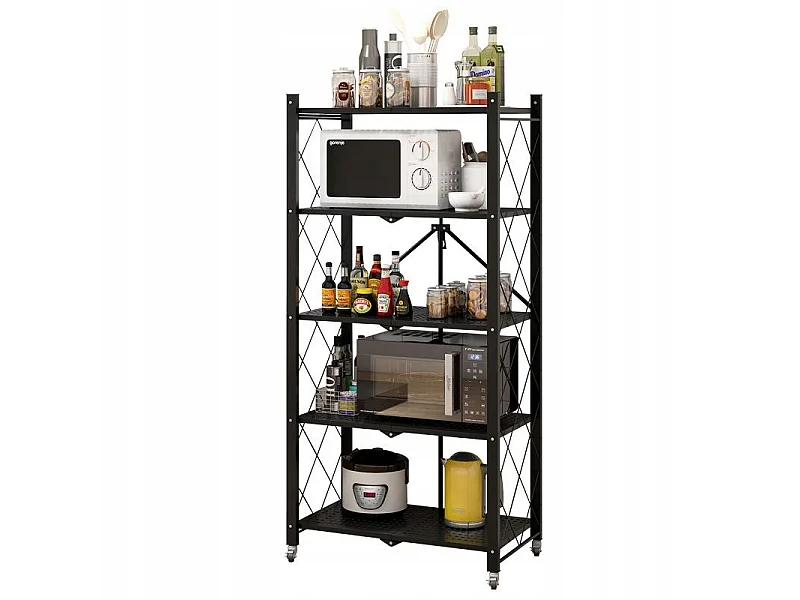 Scaffale per cucina 72x163 cm pieghevole con ruote SFT3
