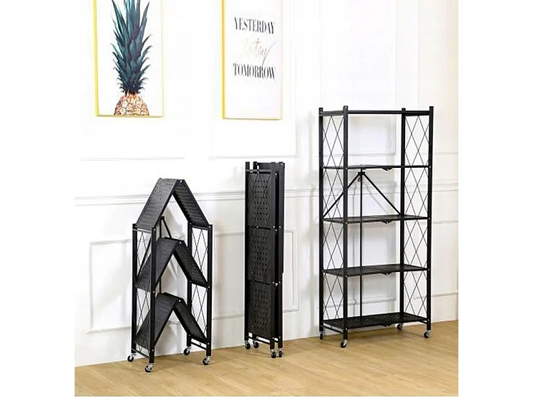 Scaffale per cucina 72x163 cm pieghevole con ruote SFT3