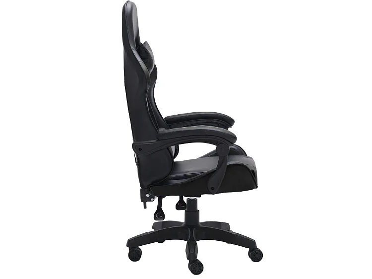 Sedia gaming con cuscini regolabili nera ST6